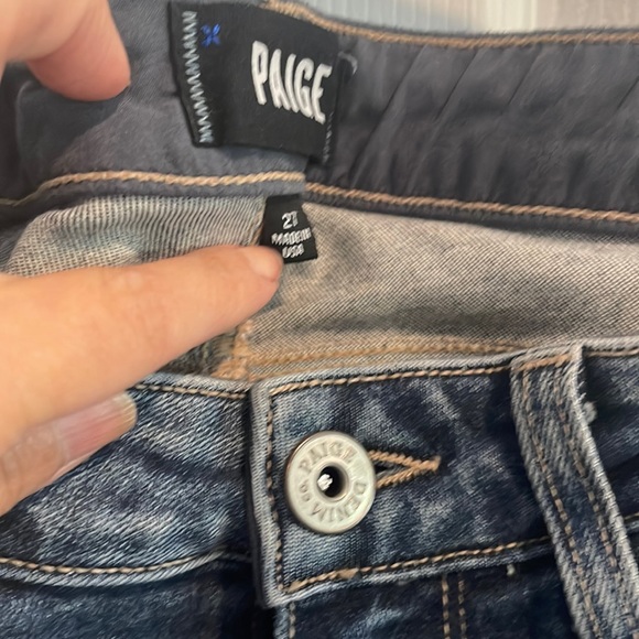 4/$25 Paige skinny jeans - Picture 2 of 5